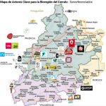 Mapa de localización de actores del Cerrato